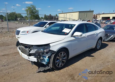 2016 Chevrolet Impala 1Lt из США, поврежденный, VIN 2G1105SAXG9204577